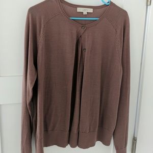Dark blush cardigan